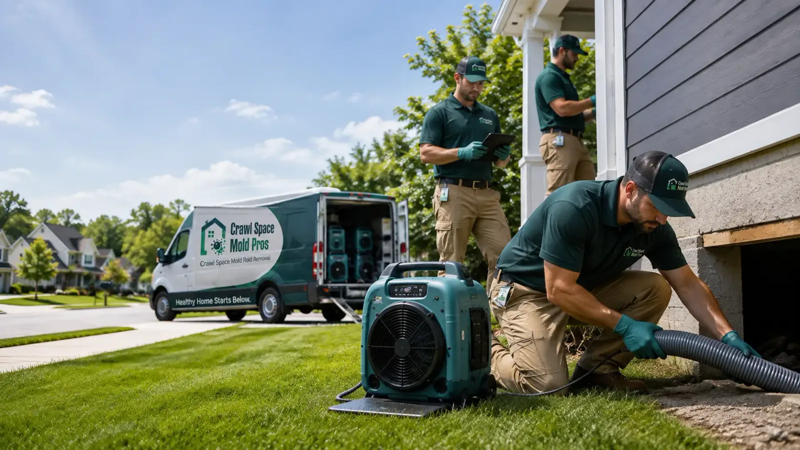 Crawl Space Mold Removal in Bonner Springs, KS